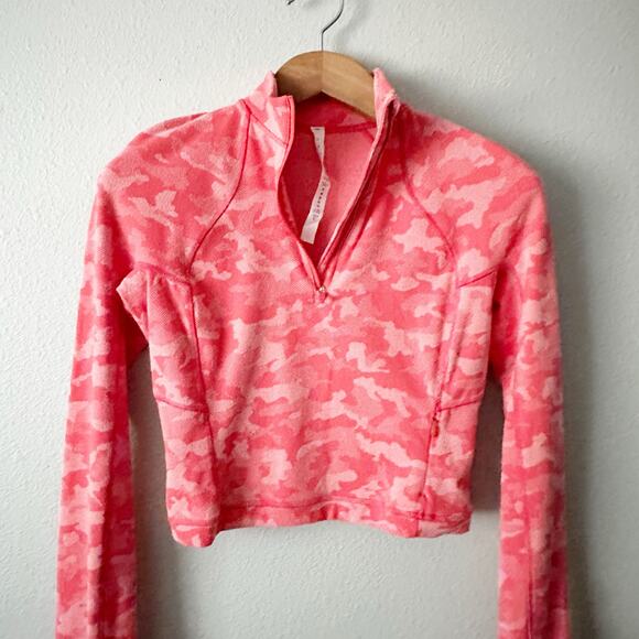 lululemon It's Rulu Warm Cropped Half Zip Pull Over Women’s Size 8 cool weather - Picture 6 of 11